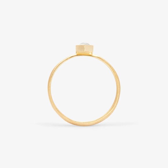 One-of-a-Kind Diamond Ring and Wedding Band Set by Satomi Kawakita - Picture 3 of 7